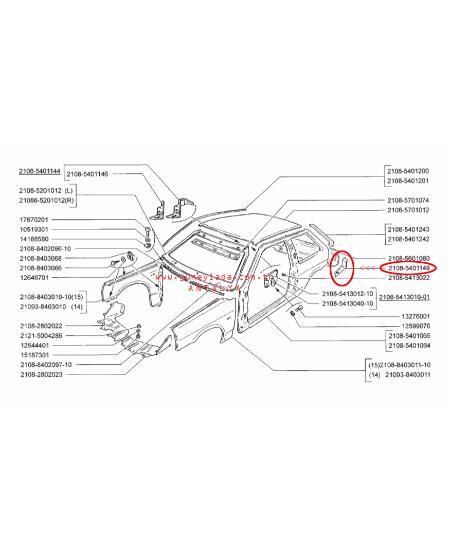 KAPORTA-PANEL ARKA BAĞLANTI SACI 48