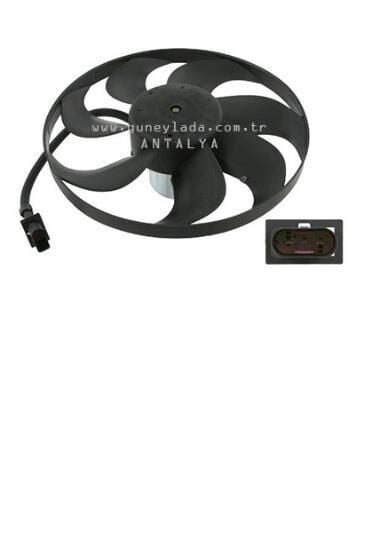 FAN MOTORU [Skoda Octavia, Fabia,  345mm,AKL,AVU,BFQ,AGU,AGR,ASZ,ALH] 1J0959455F 13