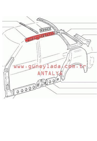 KAPORTA-TAVAN YAN İÇ SACI SAĞ 51