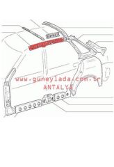 KAPORTA-TAVAN YAN İÇ SACI SOL 51