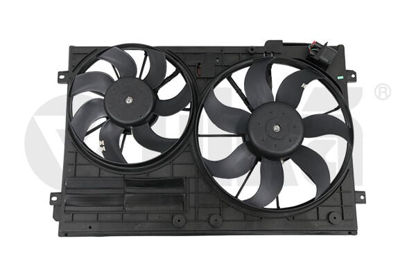 Volkswagen Golf - Fan Motorları & Dual Çerçeve (150W 300W) 360MM 295MM - [Skoda Octavia; Volkswagen Passat; Seat Toledo, Leon] - 1TD121203A