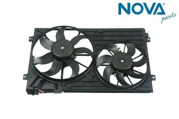 Volkswagen Golf - Fan Motorları & Dual Çerçeve (150W 300W) - [Skoda Octavia; Volkswagen Passat; Seat Toledo, Leon] - 1TD121203A