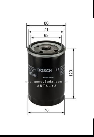 YAĞ FİLTRESİ   [Skoda Octavia AKL,BFQ,AZL,BGU,BSE,AEH,AGN,AGU]
