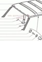 DÖŞEME-ÖN DİREK BAKALİTİ SOL 47 Lada Vaz