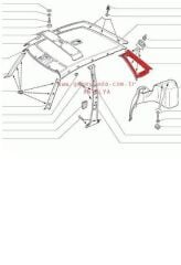 DÖŞEME-SEDAN KELEBEK CAM YERİ BAKALİTİ SAĞ 51 Lada Vega