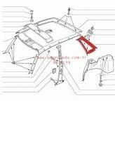 DÖŞEME-SEDAN KELEBEK CAM YERİ BAKALİTİ SOL 51 Lada Vega