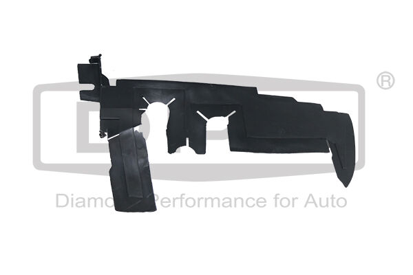 Skoda Octavia - Radyatör Havalandırma Plastiği Sağ 04-13 - [Skoda Superb] - 1Z0121284B