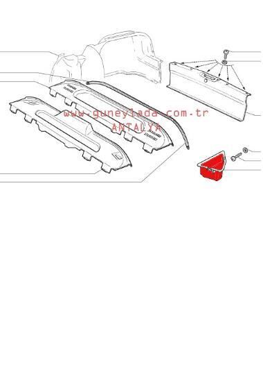 DÖŞEME-BAGAJ MUHAFAZA KABI SOL 51 Lada Vega