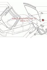 CAM-ARKA TUTUCU TAKOZU 51 Lada Vega