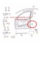 KAPI KOMPLE ÖN R-Sağ [Skoda Fabia,00-08]  13F