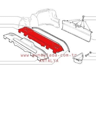 DÖŞEME-SEDAN BAGAJ ÜST DÖŞEME PANZOT 51 Lada Vega