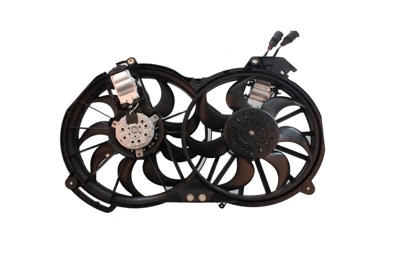 Audi A6 - Fan Motoru & Çerçevesi (Brose Tip) (Set) 2.0-2.7-3.0 TDI BSG-BPP-BNG-CDYB-ASB-BNA-BRF-CAGB - 4F0121003AC