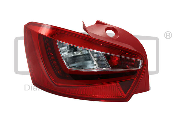 Seat Ibiza - Stop Lambası Sol (Kırmızı Plastik 5 Fişli Led) - 13-15 - 6J4945095J