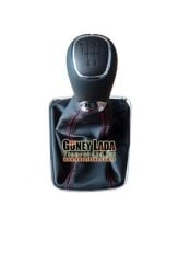 VİTES KÖRÜĞÜ+VİTES TOPUZU Kırmızı Dikişli [Skoda Rapid 13=>] 13R