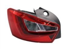 Seat Ibiza - Stop Lambası Sol (Siyah Plastik 5 Fişli Led) - 13-17 - 6J4945095L
