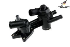 Seat Cordoba - Termostat Yuvası Komple 83C-87C 1.4-1.6 BUD-BTS-CLRA-CFNA - [Skoda Fabia, Rapid, Roomster; Seat Ibiza, Toledo; Volkswagen Polo] - 03C121111AE