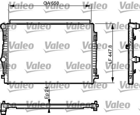 Volkswagen Golf - Radyatör Su (Kurşun Kayn. Brazing Tip) 1.4 TSI 2.0 TDI CZCA-CMBA-CPVA-CHPA-CPTA-CRLB-DFCA-DDAA - [Skoda Octavia; Seat Leon; Audi A3] - 5Q0121251EQ