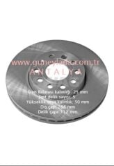 FREN DİSKİ ÖN [Skoda Octavia,SuperB,Yeti,Vw,288x25] 1K0615301K  13