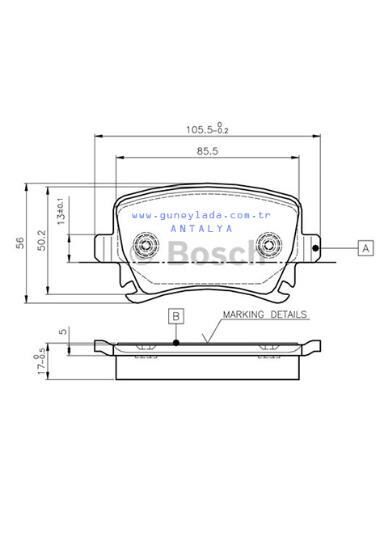 FREN BALATASI TAKIM ARKA [Skoda Octavia 04-13,SuperB]