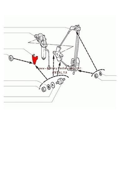 ELEK-CAM MOTORU BAĞLANTI BRAKETİ 51 Lada Vega