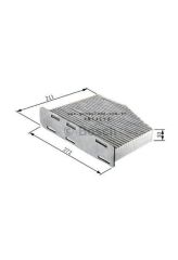 POLEN,KLİMA FİLTRESİ  Üçgen [Skoda Octavia] EC9117,SC666