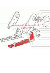 KOLTUK KIZAĞI ÖN DIŞ SOL 51 Lada Vega