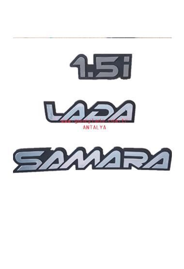 AMBLEM-YAZI SAMARA 1,5i LADA 3 lü SET 48 Lada Samara