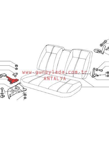 KOLTUK KİLİDİ ARKA SAĞ 51 Lada Vega