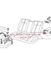 KOLTUK MENTEŞESİ ARKA SAĞ 51 Lada Vega