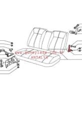 KOLTUK MENTEŞESİ ARKA SOL 51 Lada Vega