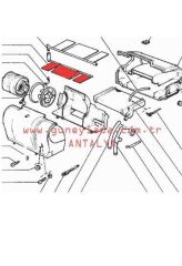 KALORİFER KLAPESİ ALT DİK 51 Lada Vega