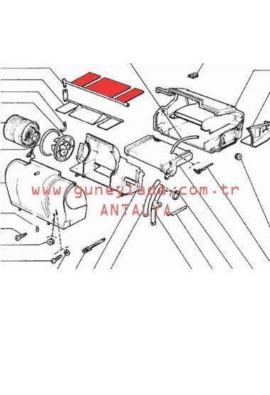 KALORİFER KLAPESİ ÜST DİK M 51 Lada Vega