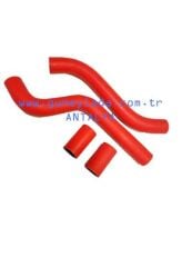 HORTUM-RADYATÖR ALT-ÜST-BYPASS 4lü SET SİYAH 48 Lada Samara